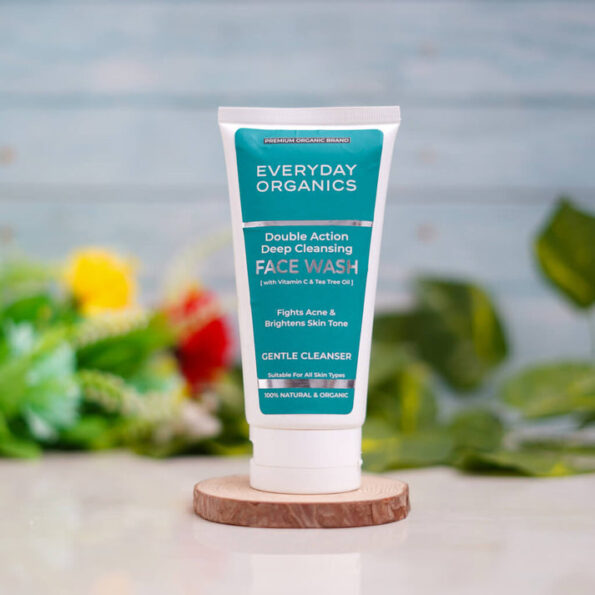 Everyday Organics Double Action Deep Cleansing Facewash With Vitamin C & Tea Tree Oil